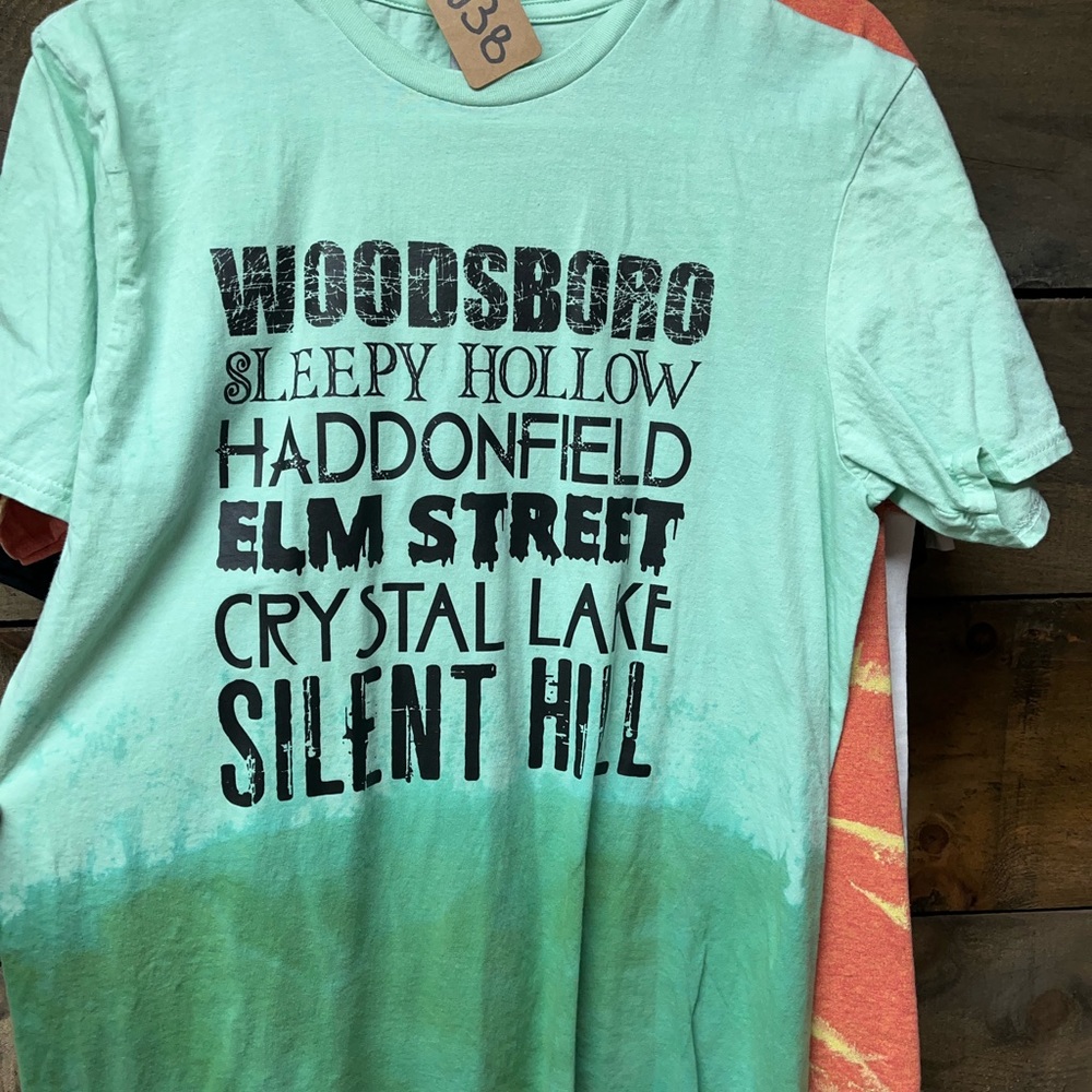 Dip dye Halloween T